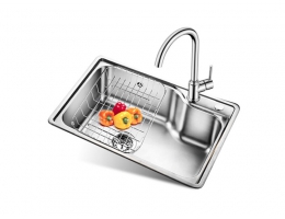 欧琳 OULIN OLJD613厨房水槽套餐 304不锈钢洗菜盆洗碗池 水池大单槽