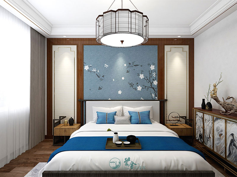 兰舍硅藻泥-兰舍粉体硅藻泥书法画系列新中式风格背景硅藻泥安全